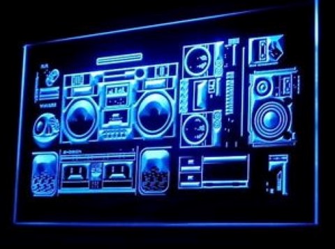 RADIO Portable Automatic Network LED Neon Sign